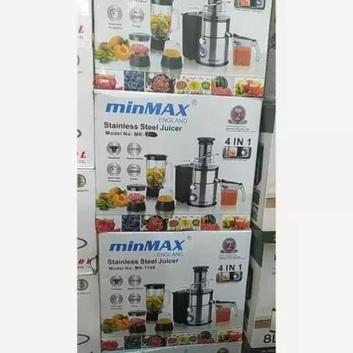 آبمیوه گیری چهار کاره مینمکس انگلستان مدل MK-1180