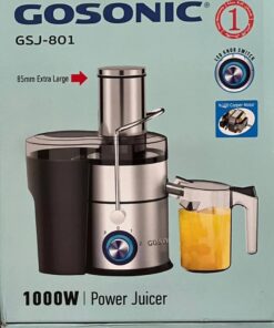 آبمیوه گیری گوسونیک مدل GSJ-801 ظرفیت ۱ لیتر تک کاره ۲ سرعته
