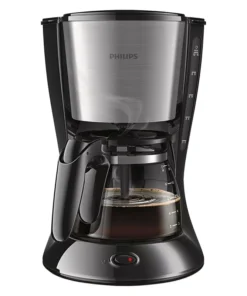 قهوه‌ساز فیلیپس مدل HD7462، ظرفیت دم‌آوری ده فنجان با فیلتر قابل تعویض، دارای تعیین شدت عطر قهوه