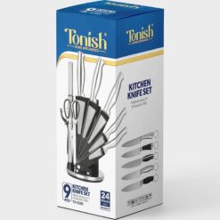 سرویس چاقوی آشپزخانه تونیش مدل TN-1040 ۹ پارچه