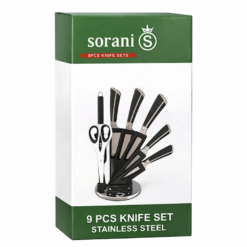 سرویس کارد و ساطور ۹ پارچه سورانی ایتالیا مدل 9PCS